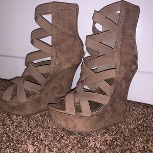 Size 8 heels/wedges
